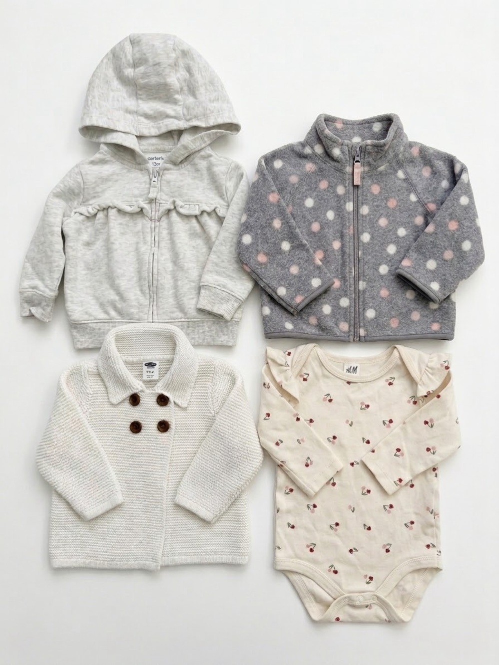 Baby Girls Layering Bundle 4-Piece Set Size 3-6M / 6M - Carter's, Old Navy & Mor